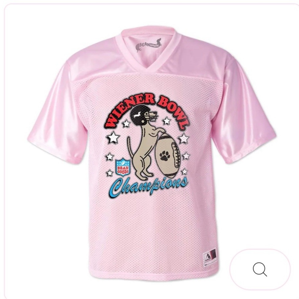 Beangoods dachshund pink jersey small